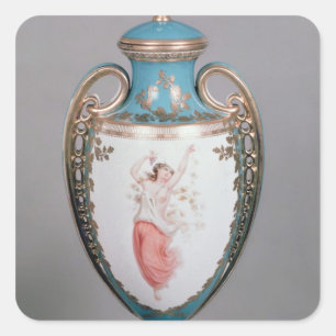 Minton vase, 1862 vierkante sticker