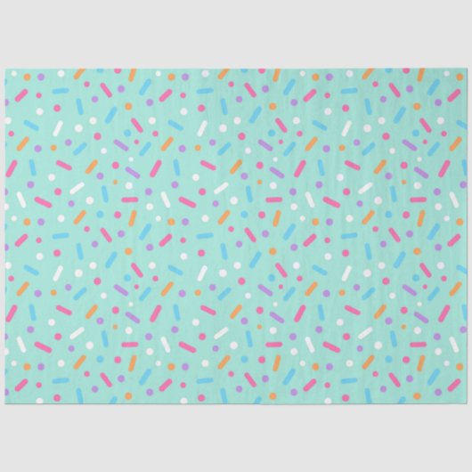 Mints Stroop Ijs & Donut Sprinkels Tissuepapier (Voorkant)