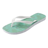 Minty Digital Camo Pattern Teenslippers (Schuin)