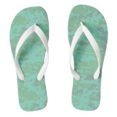 Minty Digital Camo Pattern Teenslippers (Voetbed)