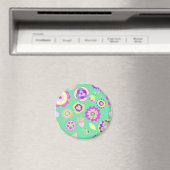 Minty Floral Magnets (In Situ (Lave-vaisselle))