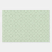 Minty Peach Feast Wrapping Papier Flat Sheet Set Inpakpapier Vel (Voorkant 3)