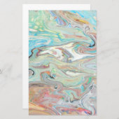 Minty Puddle Briefpapier (Voorkant / Achterkant)