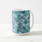 Minty Scales Sirène Mug (Devant droit)