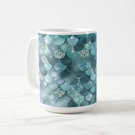 Minty Scales Sirène Mug (Devant gauche)