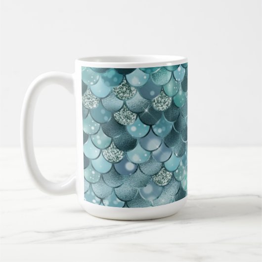 Minty Scales Sirène Mug (Gauche)