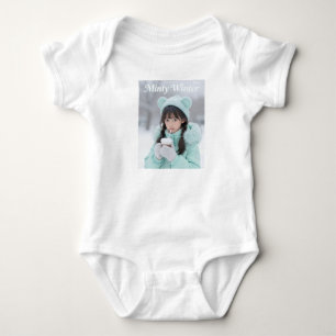 Minty Winterdromen: Cute Kawaii Kinderkunst Romper