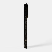 Minuit Kintsugi Marbre Noir Or Fissure Luxe (Côté droit)