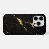 Minuit Kintsugi Marbre Noir Or Fissure Luxe (Verso Horizontal)