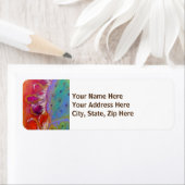 "Minuit Prickly Pear" Adresse de retour Étiquettes (En situation)