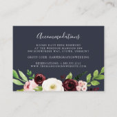 Minuit Romance Mariage Hotel Cartes d'Hébergement (Devant)