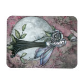 Minuit Rose Fairy Vinyl Magnet (Horizontal)