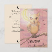 Minuit Yeux chouette Chouette RSVP Goth Gothique (Devant / Derrière)