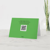 Minuscule carte Fleur sauvage Artsy Note (Dos)