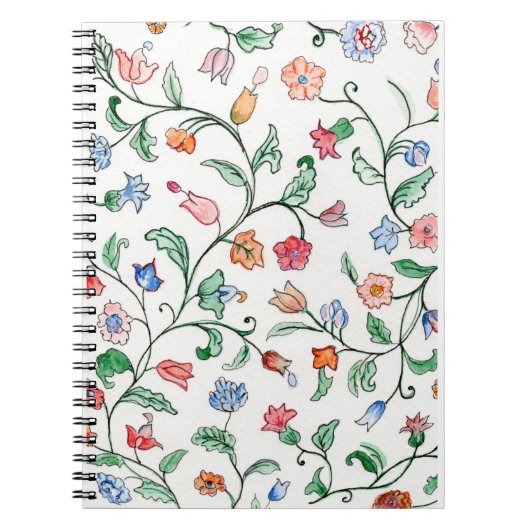 Minuscule design Floral Twines sur un Carnet / Jou (Devant)