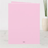 Minuscule design moderne carte Saint-Valentin (Dos)