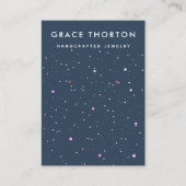 Minuscule Étoiles Turquoise à oreille bijoux carte (Devant)