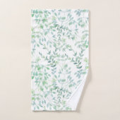 Minuscule Feuille Aquarelle Couleur personnalisée  (Serviette à main)