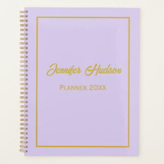 Minuscule Fille Pale Lilac Script hebdomadaire