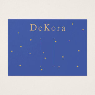 Minuscule Gold Stars Clip Barrette Display Card