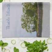 Minuscule île Serviette de cuisine (Plié)