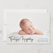 Minuscule mais puissant| Faire-part de naissance d (Devant)