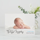 Minuscule mais puissant| Faire-part de naissance d (Debout devant)