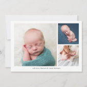 Minuscule mais puissant| Faire-part de naissance d (Dos)