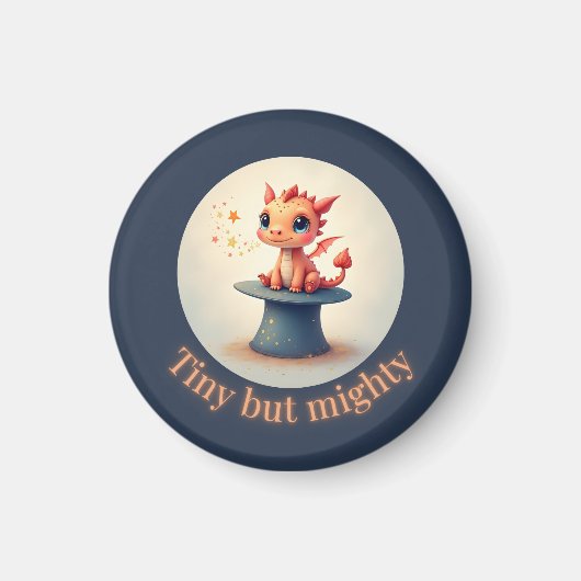 Minuscule mais puissant - Magnet Dragon mignon (Devant)