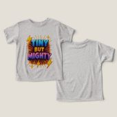 Minuscule, Mais Puissant, Toddler Power Tee (Design Recto & Verso)