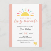 Minuscule miracle Invitation Carte postale, Baby s (Devant)