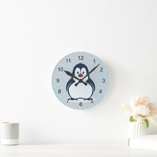 Minuscule Penguin Design Horloge (Maison)
