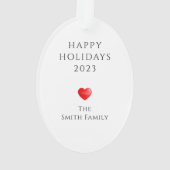 Minuscule photo familiale Noël (dos)