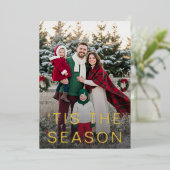 Minuscule photo moderne de vacances de neige (Debout devant)