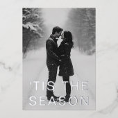 Minuscule photo moderne de vacances de neige (Recto)