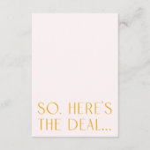 Minuscule rose et jaune Détails Carte et code QR (Devant)