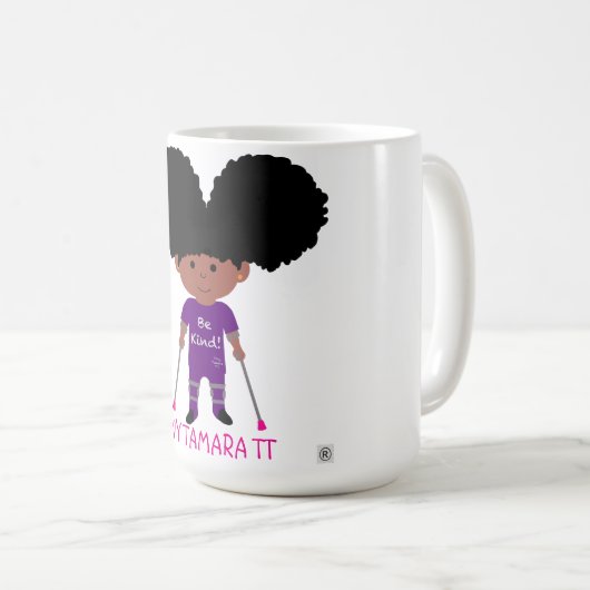 Minuscule Tamara TT, grande Mug (Devant droit)
