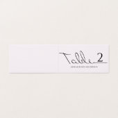 Minuscule Typographie Plaisant Mais Mariage Formel (Outside Unfolded)