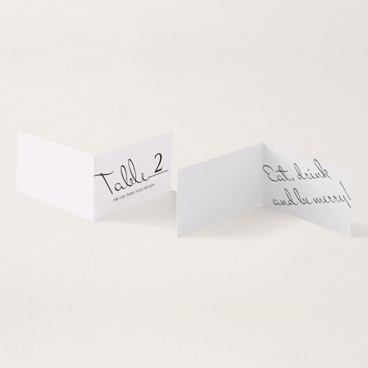 Minuscule Typographie Plaisant Mais Mariage Formel (Inside and Outside)