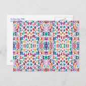 Minuscules formes aléatoires multi carte postale (Devant / Derrière)