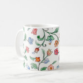 Minuscules Twines florales sur une tasse (Devant gauche)