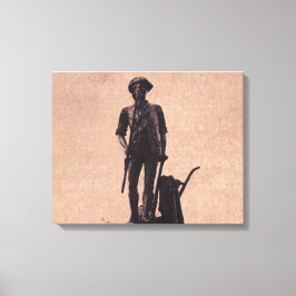 Minuteman Canvas Afdruk