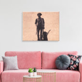 Minuteman Canvas Afdruk (Insitu (Woonkamer))