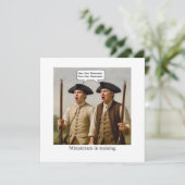 Minutemen in training. kaart (Staand voorkant)