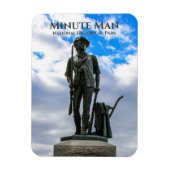 Minuut Man standbeeld, Minuut Man National Hist. P Magneet (Verticaal)