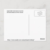 Minuut Mannen Briefkaart (Achterkant)
