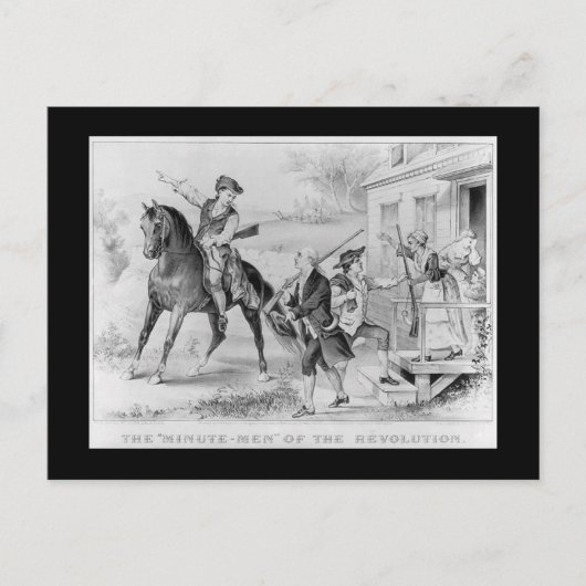 Minuut Mannen Briefkaart (Voorkant)