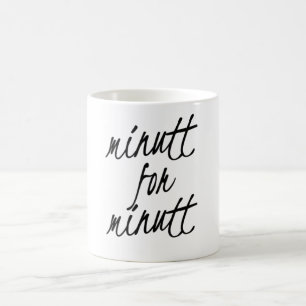 Minuut voor minuten koffiemok