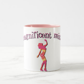 minx tweekleurige koffiemok