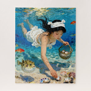 "Mio's Afdaling" – Een Oceaanportret Legpuzzel